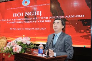 Phấn đấu tiếp nhận 1,85 triệu đơn vị máu trong năm 2025