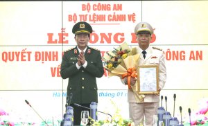 Phó giám đốc Công an Hà Nội Phạm Thanh Hùng làm tư lệnh Bộ Tư lệnh Cảnh vệ